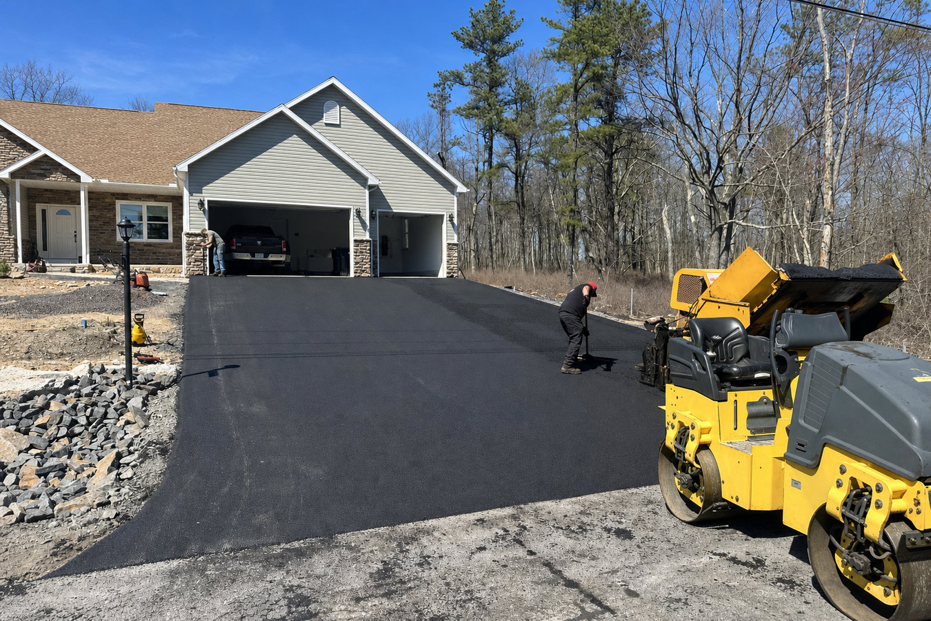 Driveway paving